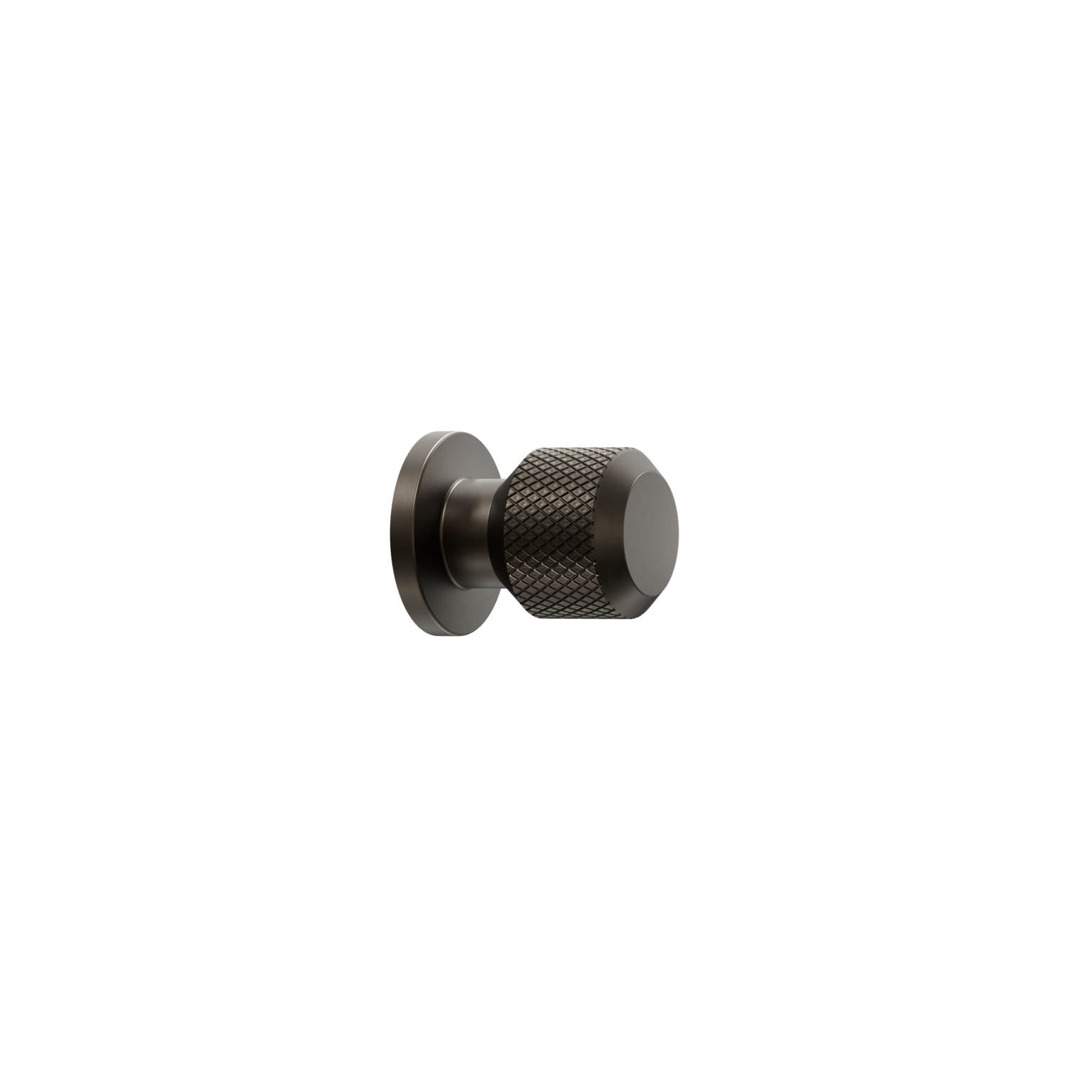 Knop MANOR ROUND Ø30 H35 zamak mat bronze